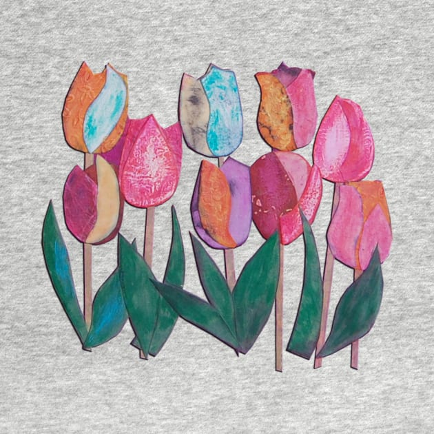 Colorful tulips by PaintingsbyArlette